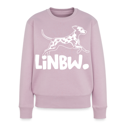 Damen Pullover „LINBW Logo“ – Dalmatiner Design – weißer Print 🐾🤍 - Altrosa