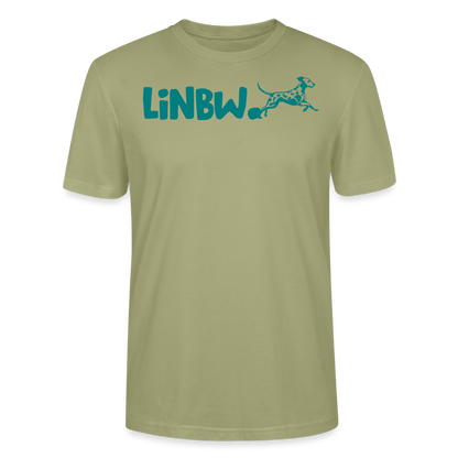 LiNBW. Männer T-Shirt Life is not just black and white - Nebelgrün