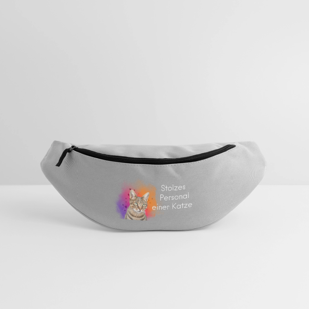LiNBW. Gürteltasche Stolzes Personal einer Katze - Grau
