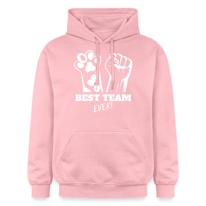 LiNBW. Männer & Frauen Hoodie Best Team Ever - Hellrosa