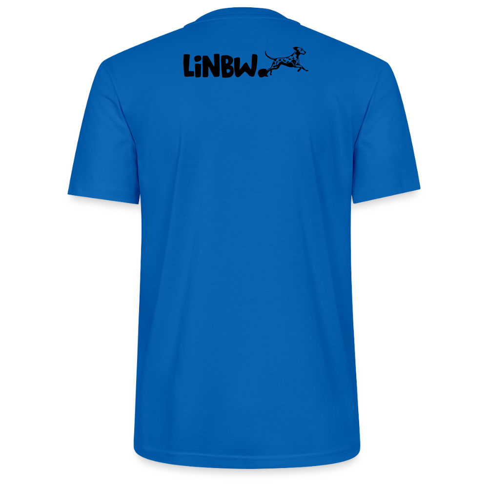 LiNBW. Männer T-Shirt Life is not just black and white - Pfauenblau