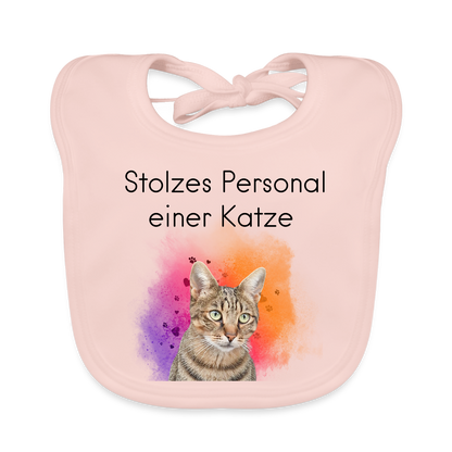 LiNBW. Lätzchen Stolzes Personal einer Katze - Rose