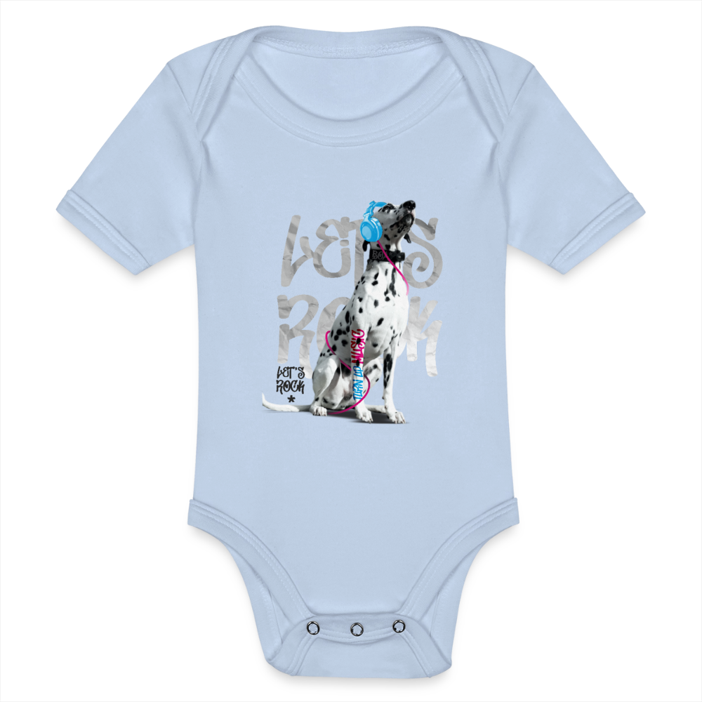 LiNBW. Body Kurzarm Dalmatiner Let's Rock - Sky