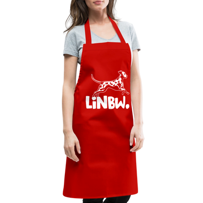 Kochschürze mit LINBW-Logo – schlicht, stilvoll & bewusst - Rot
