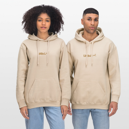 LiNBW. Männer & Frauen Hoodie Life is not just black and white - Sand