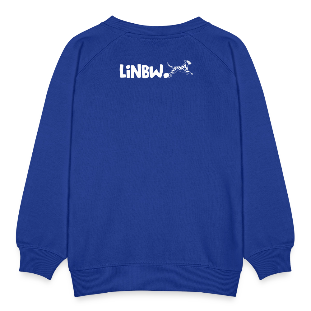LiNBW. Kinder Pullover Life is not just black and white - Royalblau