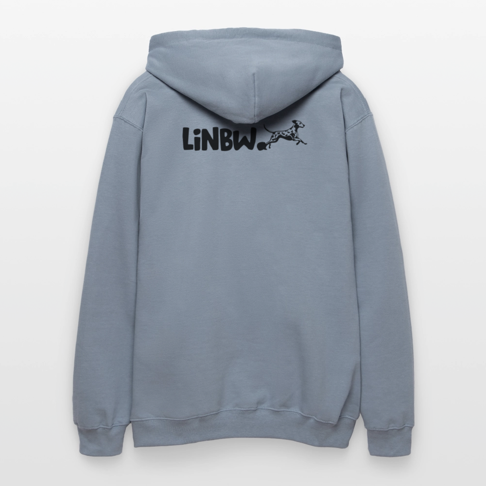LiNBW. Männer & Frauen Hoodie Life is not just black and white - Blau
