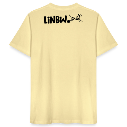 LiNBW. Männer T-Shirt Life is not just black and white - Creme