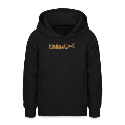 LiNBW. Teenager Hoodie Life is not just black and white - Schwarz