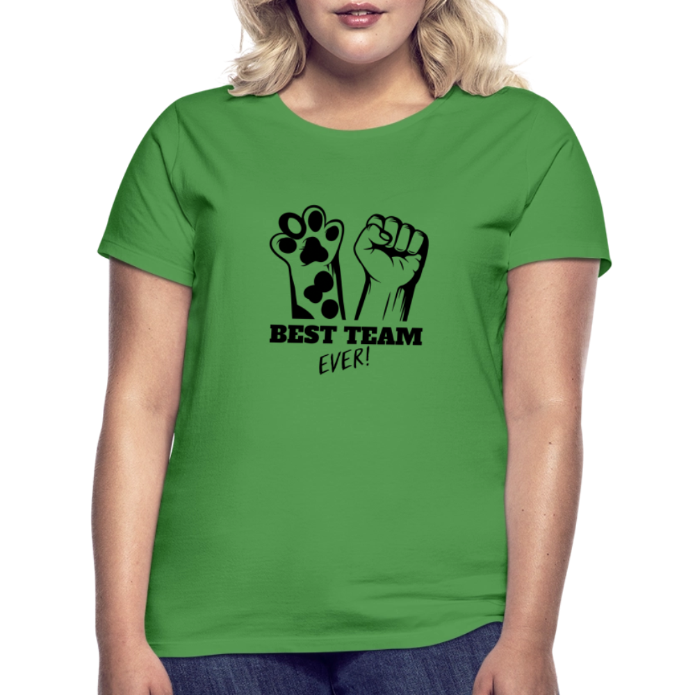 LiNBW. Frauen T-Shirt Best Team Ever - Kelly Green