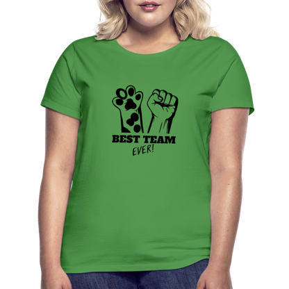 LiNBW. Frauen T-Shirt Best Team Ever - Kelly Green