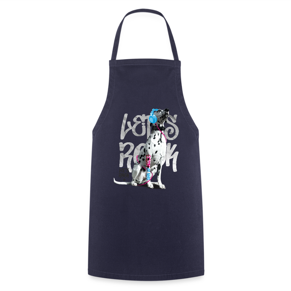 Kochschürze „Let’s Rock“ – Für Dalmatiner-Fans mit Rhythmus im Blut - Navy