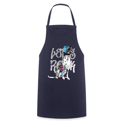 Kochschürze „Let’s Rock“ – Für Dalmatiner-Fans mit Rhythmus im Blut - Navy