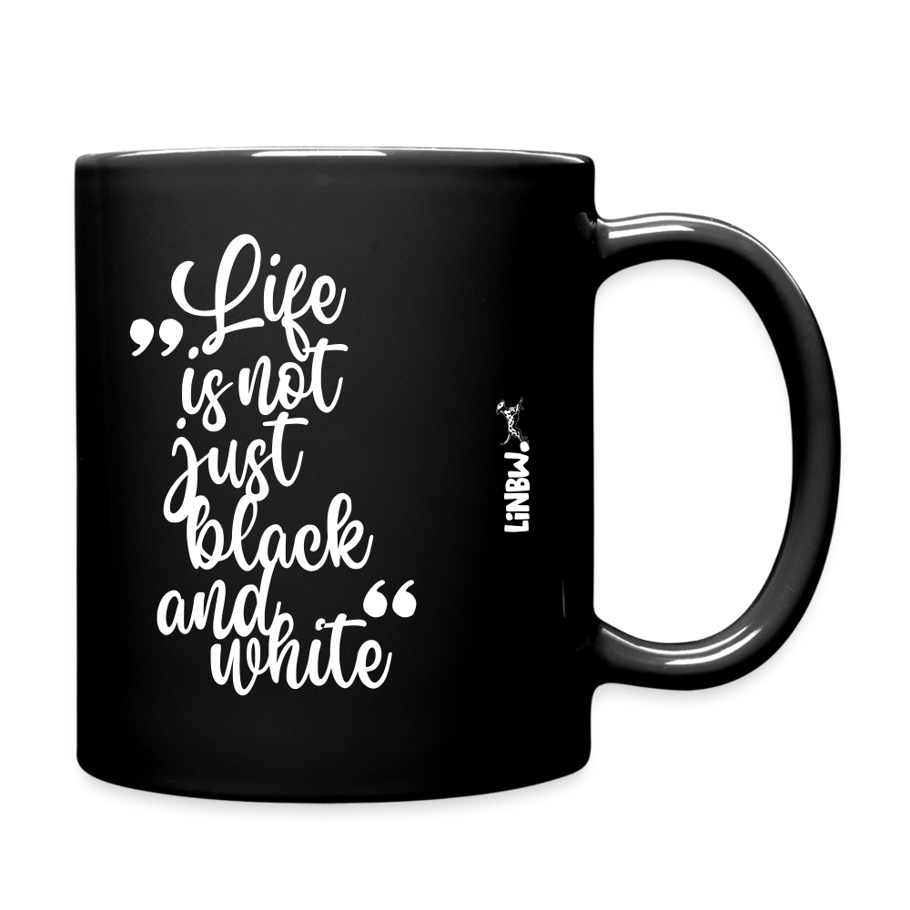 LiNBW. Keramiktasse Life is not just black and white - Schwarz