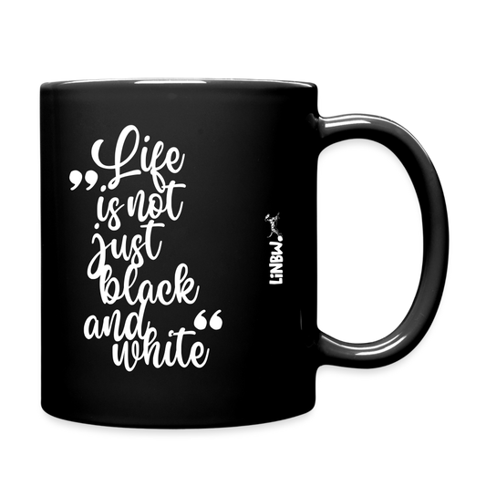 LiNBW. Keramiktasse Life is not just black and white - Schwarz