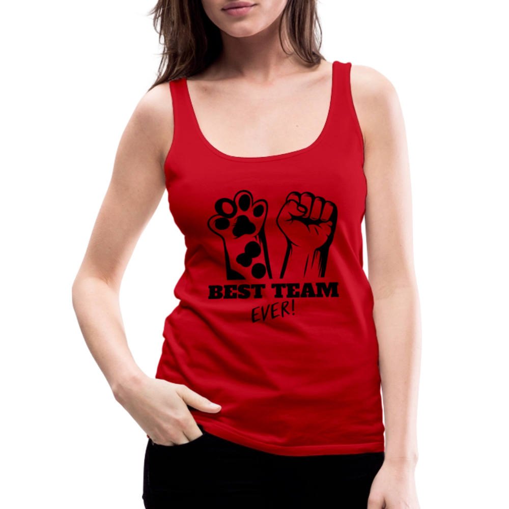 LiNBW. Frauen Tank-Top Best Team Ever - Rot