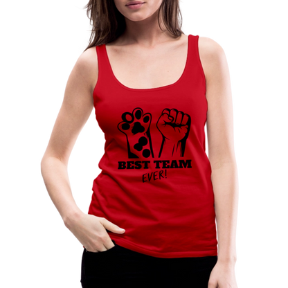 LiNBW. Frauen Tank-Top Best Team Ever - Rot