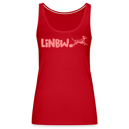 LiNBW. Frauen Tank-Top Life is not just black and white - Rot