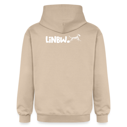 LiNBW. Männer & Frauen Hoodie Life is not just black and white - Sand
