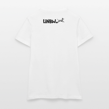 LiNBW. Frauen T-Shirt Dalmatiner Life is not just black and white - Weiß