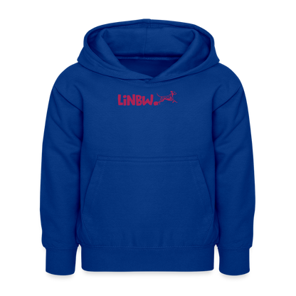 LiNBW. Kinder Hoodie Life is not just black and white - Royalblau