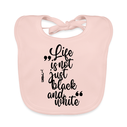 LiNBW. Lätzchen Life is not just black and white - Rose