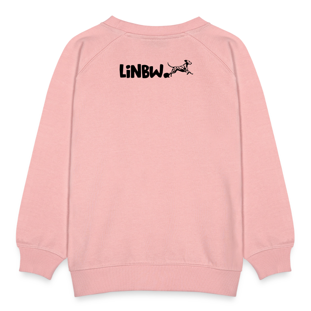 LiNBW. Kinder Pullover Life is not just black and white - Kristallrosa