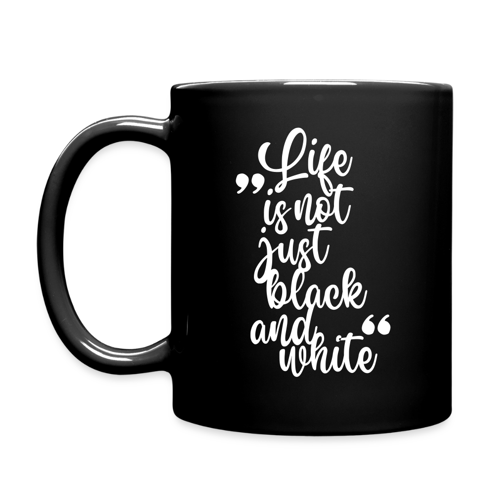 LiNBW. Keramiktasse Life is not just black and white - Schwarz