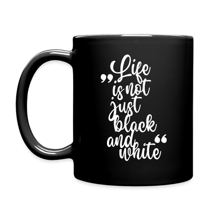 LiNBW. Keramiktasse Life is not just black and white - Schwarz