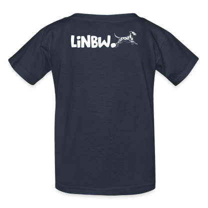 Kinder-T-Shirt – Life is not just black and white | Statement-Shirt mit Haltung - Navy