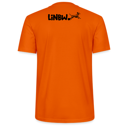 LiNBW. Männer T-Shirt Life is not just black and white - Tieforange