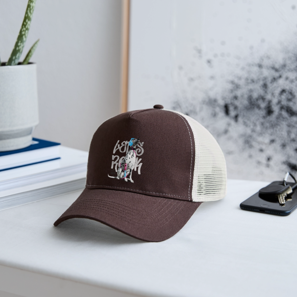 LiNBW. Cap Dalmatiner Let's Rock - Braun/Beige