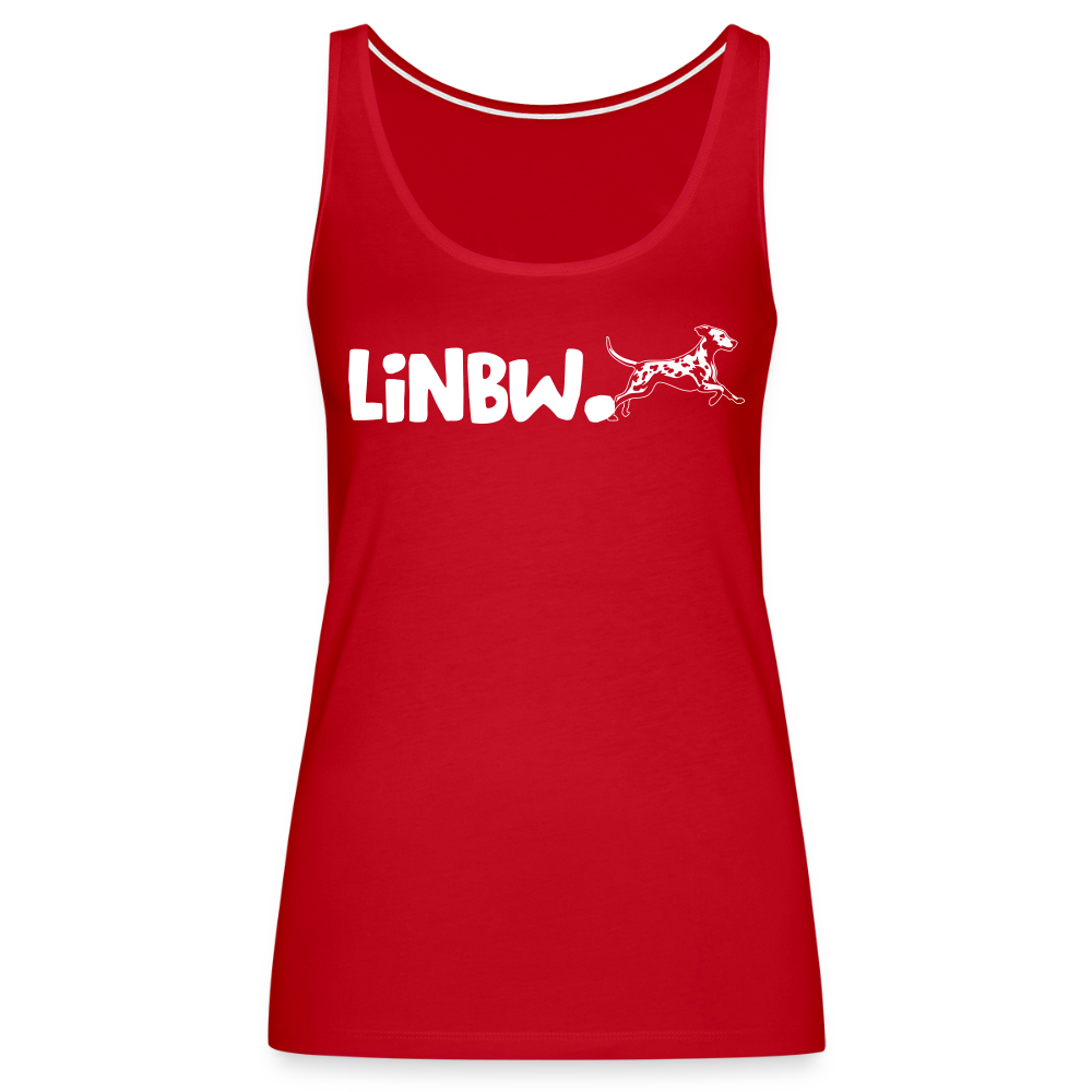 LiNBW. Frauen Tank-Top Life is not just black and white - Rot
