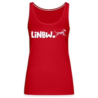 LiNBW. Frauen Tank-Top Life is not just black and white - Rot