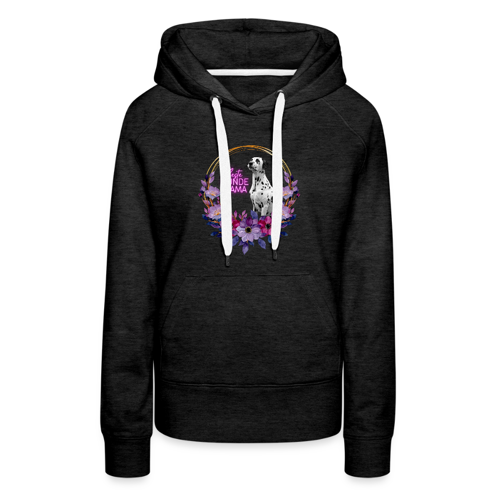 LiNBW. Frauen Hoodie Beste Hundemama - Anthrazit