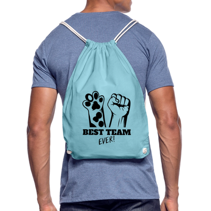 LiNBW. Turnbeutel Best Team Ever - Aqua