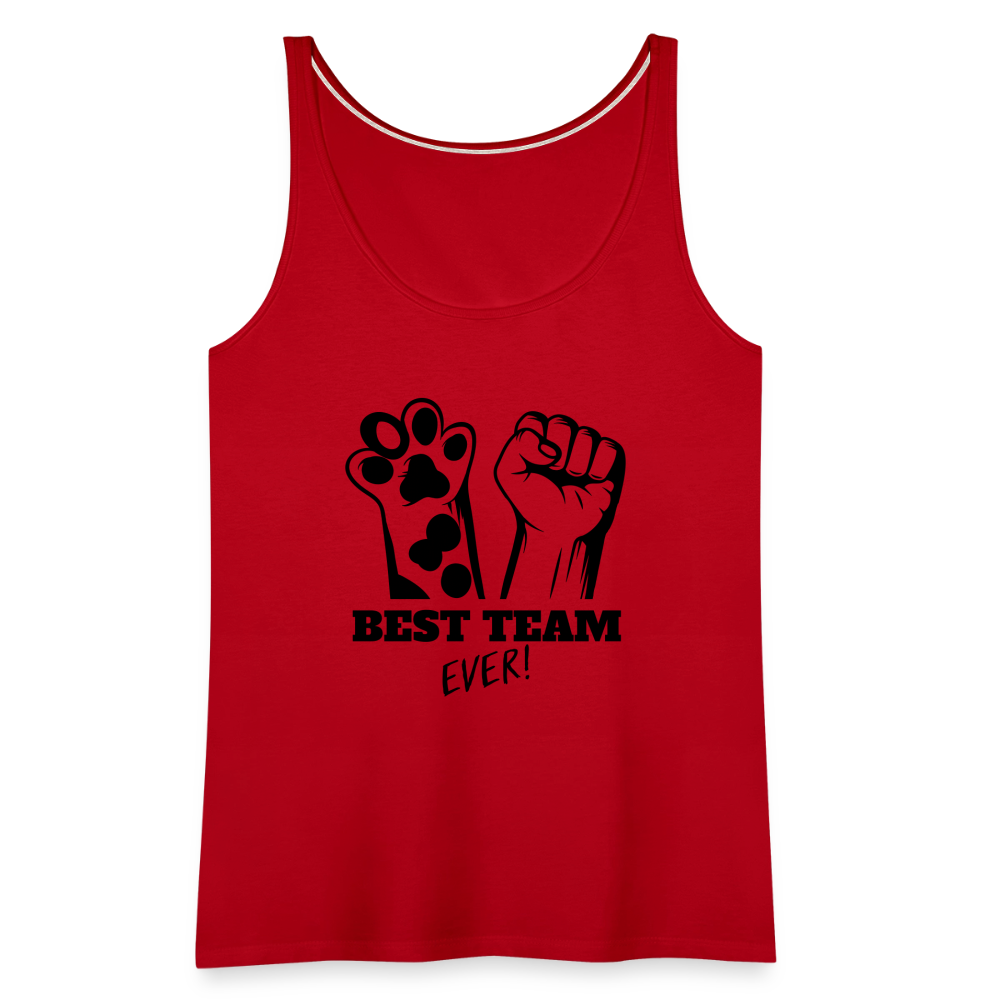 LiNBW. Frauen Tank-Top Best Team Ever - Rot