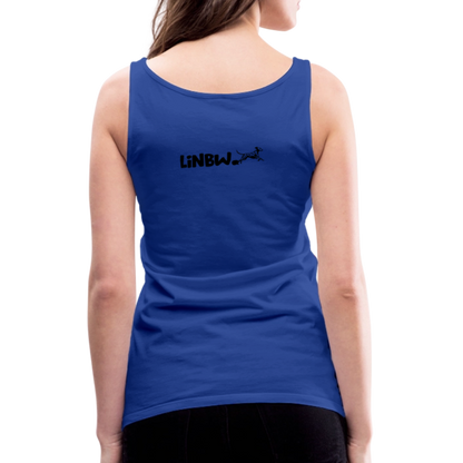 LiNBW. Frauen Tank-Top Dalmatiner Life is not just black and white - Königsblau