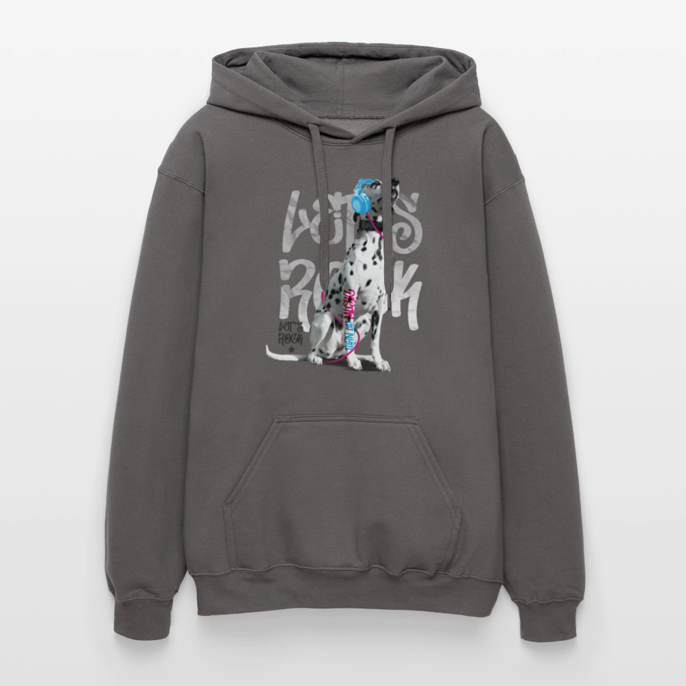 LiNBW. Männer & Frauen Hoodie Dalmatiner Let's Rock - Dunkelgrau