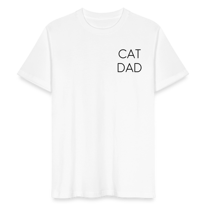 LiNBW. Männer T-Shirt Stolzes Personal einer Katze - Weiß