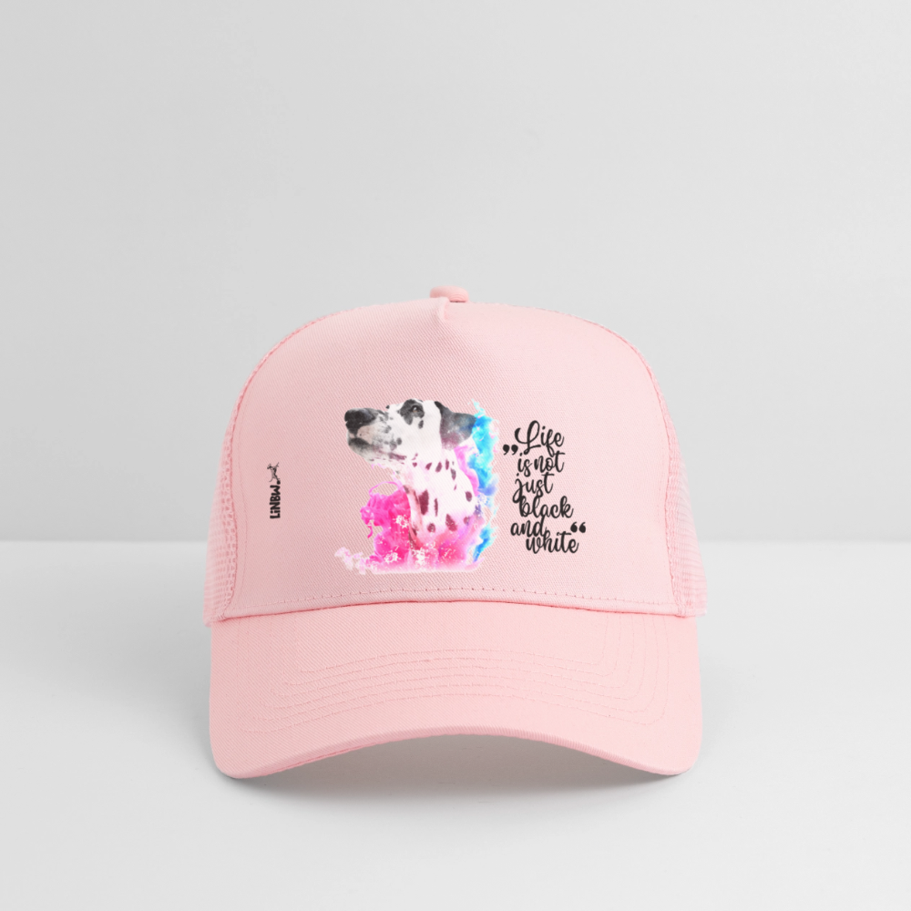 LiNBW. Cap Dalmatiner Life is not just black and white - Hellrosa