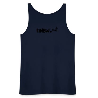 LiNBW. Frauen Tank-Top Life is not just black and white - Navy