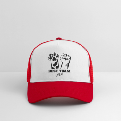 LiNBW. Cap Best Team Ever - Weiß/Rot