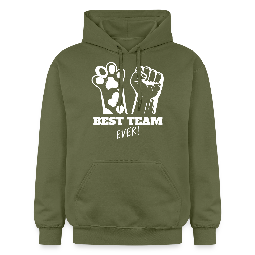 LiNBW. Männer & Frauen Hoodie Best Team Ever - Militärgrün