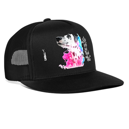 LiNBW. Cap Dalmatiner Life is not just black and white - Schwarz/Schwarz