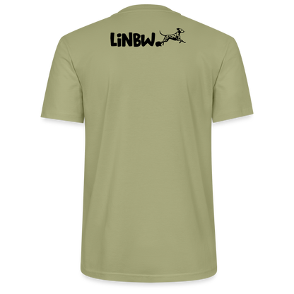 LiNBW. Männer T-Shirt Life is not just black and white - Nebelgrün