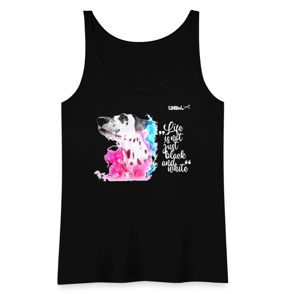 LiNBW. Frauen Tank-Top Dalmatiner Life is not just black and white - Schwarz