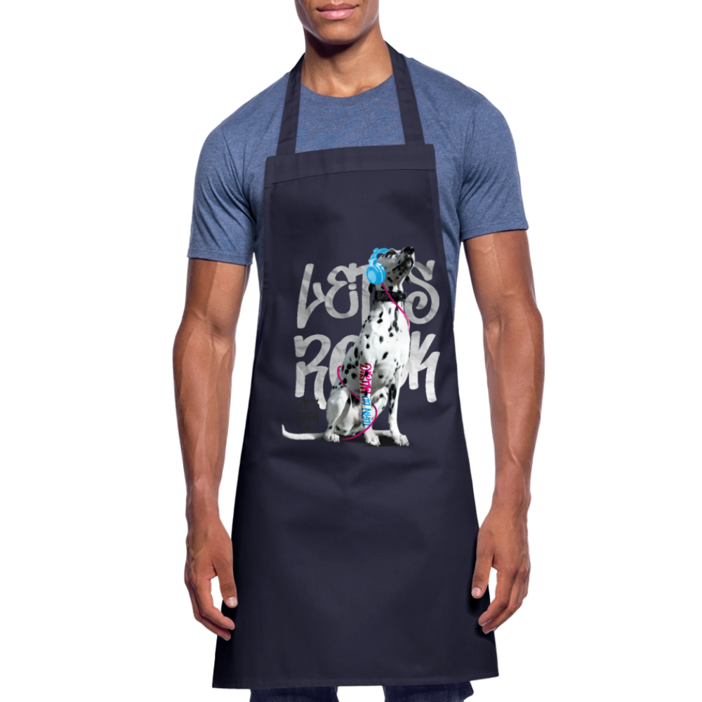 Kochschürze „Let’s Rock“ – Für Dalmatiner-Fans mit Rhythmus im Blut - Navy