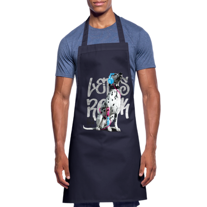Kochschürze „Let’s Rock“ – Für Dalmatiner-Fans mit Rhythmus im Blut - Navy