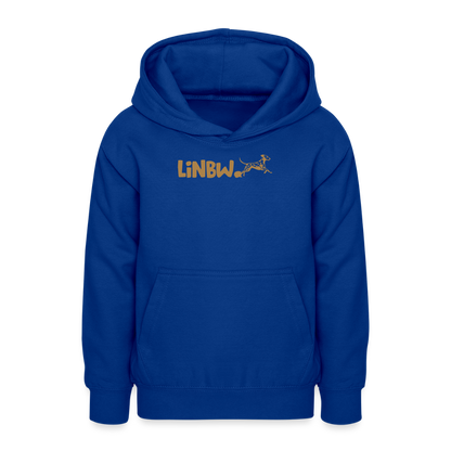 LiNBW. Teenager Hoodie Life is not just black and white - Royalblau